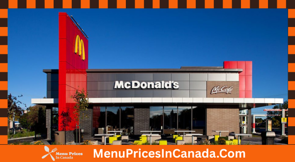 McDonald's Menu With Prices In Canada