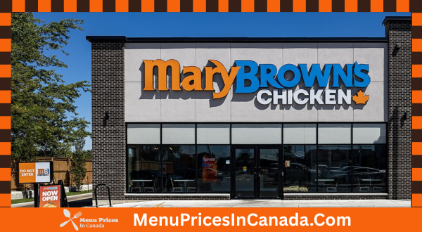 Mary Brown's Chicken Menu With Prices In Canada