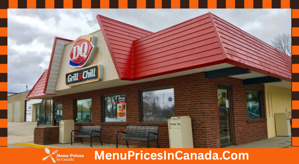 Dairy Queen Menu With Prices In Canada