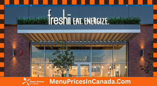 Freshii Menu With Prices In Canada