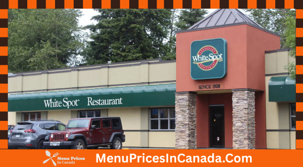 White Spot Menu With Prices In Canada