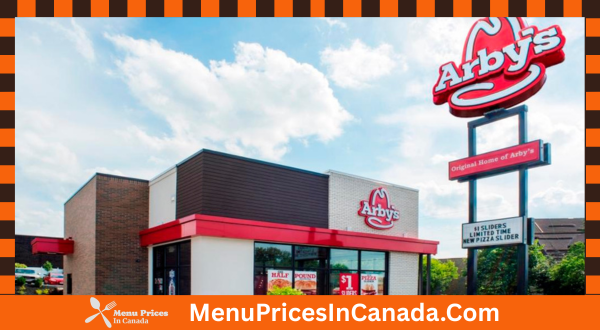 Arby's Menu With Prices In Canada
