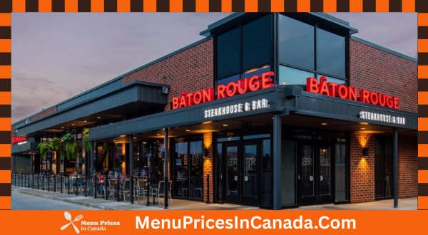 Baton Rouge Menu With Prices In Canada