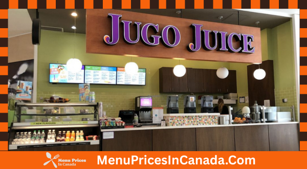 Jugo Juice Menu With Prices In Canada