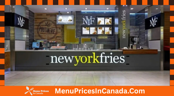 Newyork Fries Menu With Prices In Canada