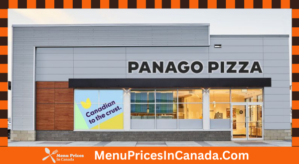 Panago Pizza Menu Prices In Canada