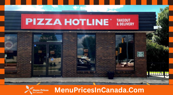 Pizza Hotline Menu With Prices In Canada